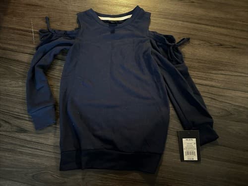New! Girls Art Class Sweater Size 4-5 Dark Blue - Image 1