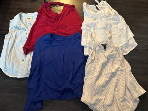Lot Of 5 Girls T Shirts - Short Sleeve Size XS (4/5) - Image 1