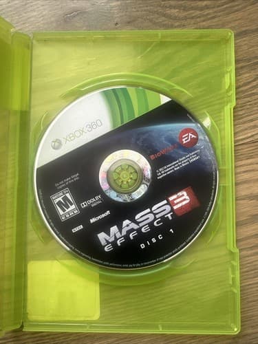 Mass Effect 3 (Microsoft Xbox 360, 2012) Game Disc 1 Only - Image 1