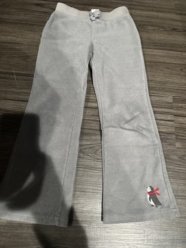 GYMBOREE Girls Penguin Warm Pants Gray Size 5 - Image 1