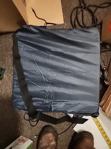 New In Package Blue Hermell Hip Cushion With Carry Straps Removable Cover 6” - Image 1