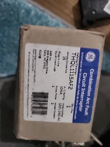 GENERAL ELECTRIC THQL1115AF2 CIRCUIT BREAKER - Image 1
