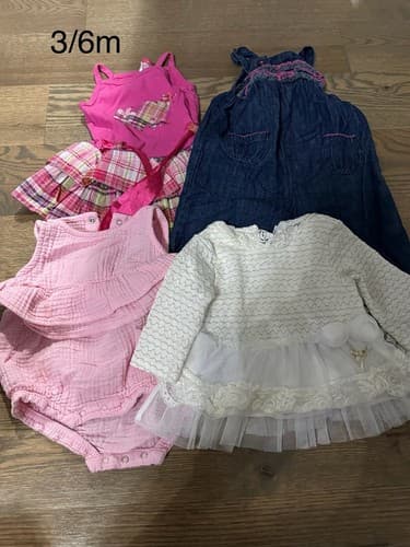 Baby Girl Lot Of 4 Clothes Summer Theme Size 3/6m - Image 1