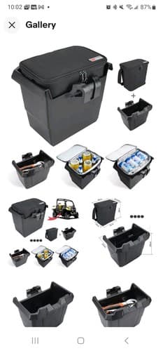 Center Underseat Storage Bin Cooler Box For Can Am Defender Max HD8 HD10 H5 H6 - Image 1