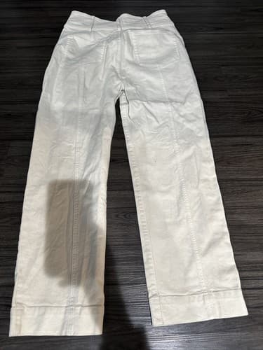 Ann Taylor Ivory Womens Jeans Straight Size 8 - Thumbnail 2