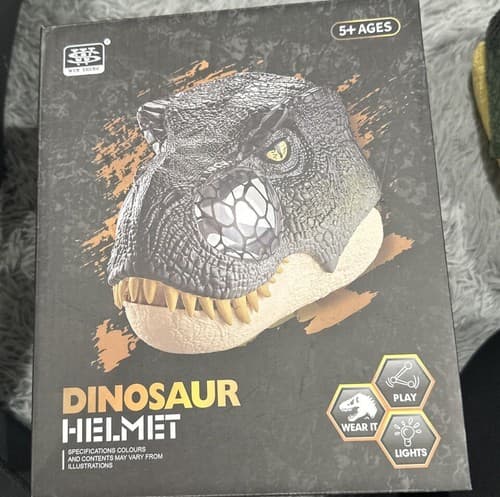 LUCKY GUESS Dino Mask Toys for Kids or Adults, Tyrannosaurus Rex - Thumbnail 2