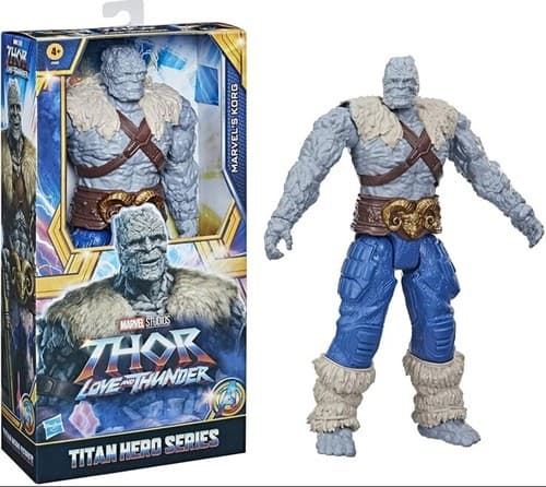 Marvel Titan Hero Series Thor Love and Thunder - Korg 12" Action Figure - Image 1