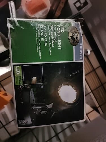 Hampton Bay 1-Light Integrated LED Black Low Voltage Pond Light 2-Pack - Image 1