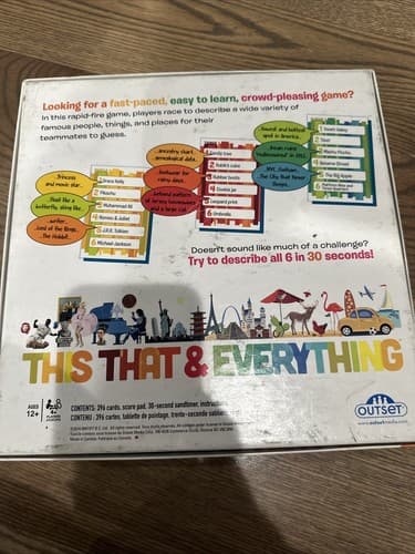 This That And Everything Game Sealed Outset Made In Canada - Thumbnail 2