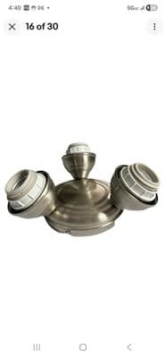 Hampton Bay Riley 44 in Indoor LED Ceiling Fan Light Kit - Image 1