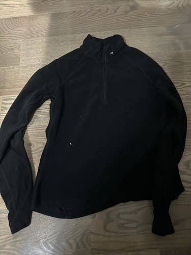 Alpine Design Women´s Sweater Pullover 1/4 Zip Black Size M - Image 1