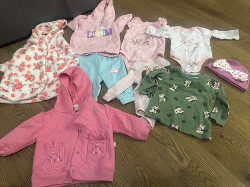 Lot Of Baby Girl Clothes Size 3/6 Months - Image 1