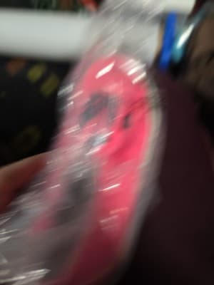 VANS Authentic Neon Hot Pink Skate Shoes Low Top Lace Up Men 4 Women 5.5 - Thumbnail 2