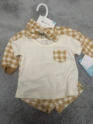 PL Baby Girls' 4-Piece Set Size 6m New - Image 1