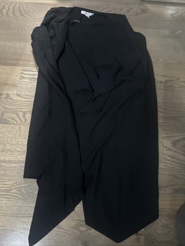 REVAMPED - Black Long Vest Small - Image 1