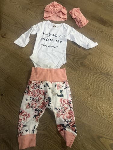 Baby Girl Clothes 4-Piece Infant Outfits 80cm New - Image 1