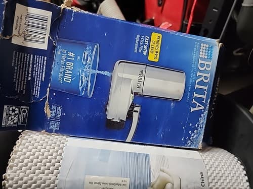 Brita 35618 On Tap Faucet Mount 1 Liter Water Chrome Filter System BRAND NEW - Image 1