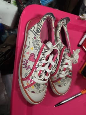 COACH Barrett Weekend Sneakers Shoes Leather & Canvas Size 6 - Thumbnail 2