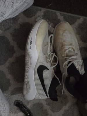 Nike Mens Zoom Rev TB 922048-100 White Basketball Shoes Sneakers Size 14 - Thumbnail 2