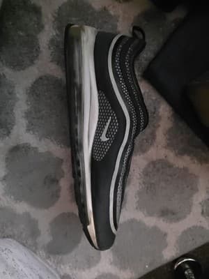 Men's Nike Air Max '97 Ultra '17 Black Pure Platinum Anthracite 918356-001 sz 14 - Thumbnail 6