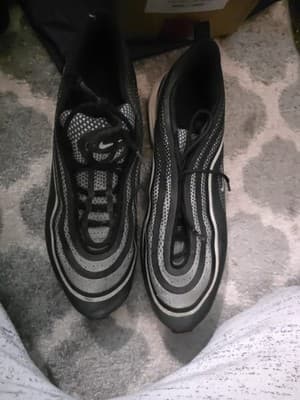 Men's Nike Air Max '97 Ultra '17 Black Pure Platinum Anthracite 918356-001 sz 14 - Image 1