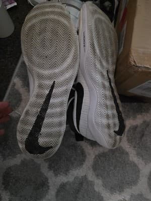 Nike Mens Zoom Rev TB 922048-100 White Basketball Shoes Sneakers Size 14 - Thumbnail 4