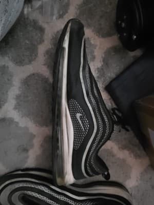 Men's Nike Air Max '97 Ultra '17 Black Pure Platinum Anthracite 918356-001 sz 14 - Thumbnail 3