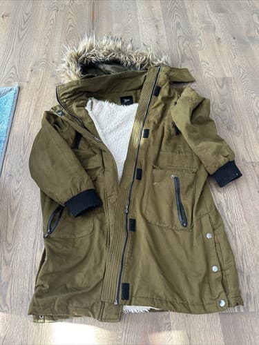Forever 21 Women's All Weather Hooded Full Zip & Snap Jacket Size S - Image 1