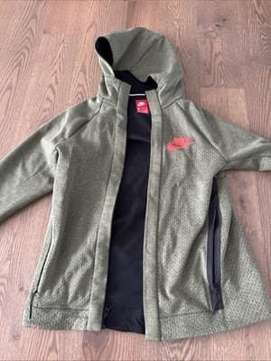 Nike Women’s/Juniors Full Zip Up Hoodie Green Size XL - Thumbnail 2