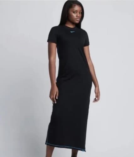 Nike Tight fit long Black tennis dress Size Small - Image 1