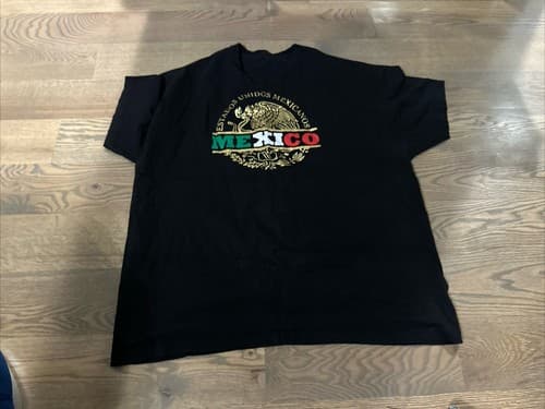 Mexico Unisex T-Shirt Black 3x - Image 1