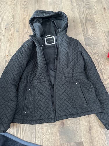 Original Weatherproof Jacket Women’s Small Black Lightweight Quilted - Image 1