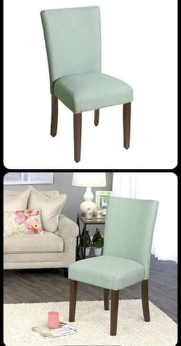 Parsons Classic Upholstered Accent Dining Chair Single Pack Teal - Image 1