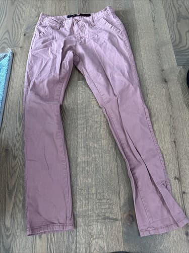 Freestyle Revolution Pink Jeans womens streetwear tapered stretch Size 1 - Image 1