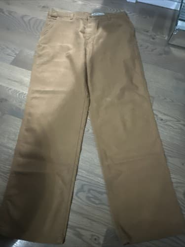 Mens CARHARTT Dungaree Fit Pants Sz 38X34 - Image 1