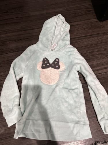 Girl's, Minnie Mouse Hoodie, Soft Fleece, Pullover, Size 5 - Image 1