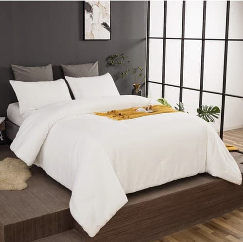 Luxlovery Army Green Comforter Set California King Dark Green Bedding - Image 1