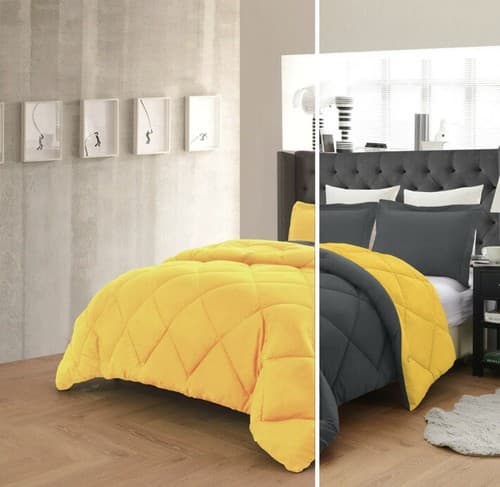 Reversible 2-Piece King Comforter + 1 Pillow Sham 2-Sided Set - Image 1