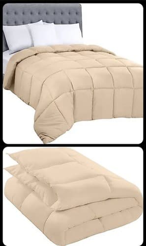 Utopia Bedding - Premium Comforter - Ultra Soft Down Alternative Twin- White - Image 1