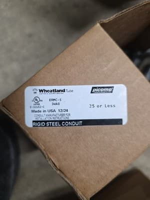 🔥LOT OF 25🔥 1/2X2 Rigid Conduit Nipples Galvanized Morris Part# 14602 - Thumbnail 2