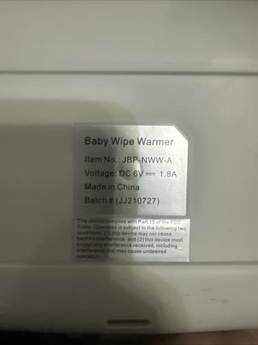 JooL TinyBums Baby Wipe Warmer & Dispenser LED Changing Light On/Off Aqua - Thumbnail 2
