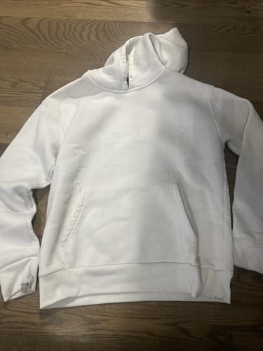 Forever21 Size Medium White Hoodie Sweatshirt - Image 1