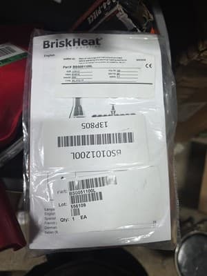 Briskheat Bs0051100l Silicone Rubber Heating Tape, Xtremeflex, 120Vac, 261W, - Thumbnail 2