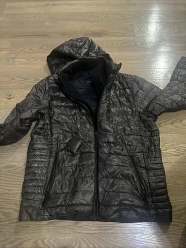 Calvin Klein Jacket Mens L LargePackable Lightweight Down Puffer Hooded - Image 1