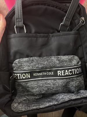 Kenneth Cole Reaction Black Backpack /Bag - Thumbnail 3
