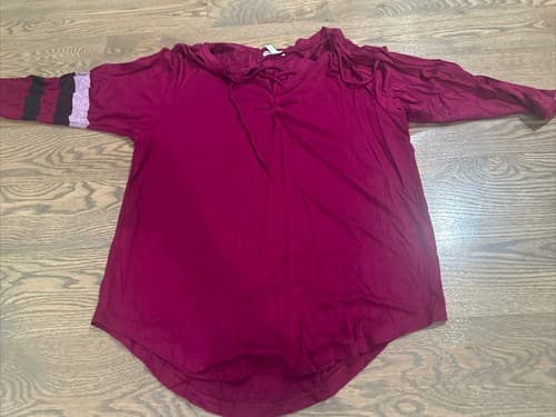 Victoria's Secret PINK Long Sleeve Shirt Size Small - Image 1