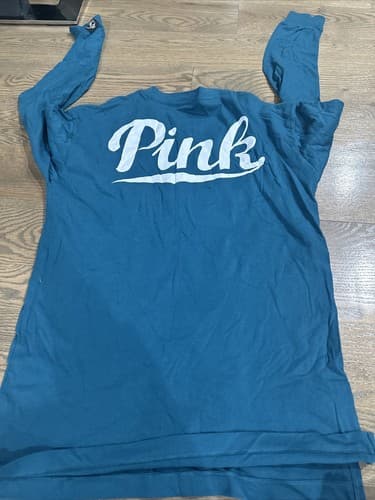Victoria's Secret PINK Long Sleeve Shirt Size Small - Thumbnail 2