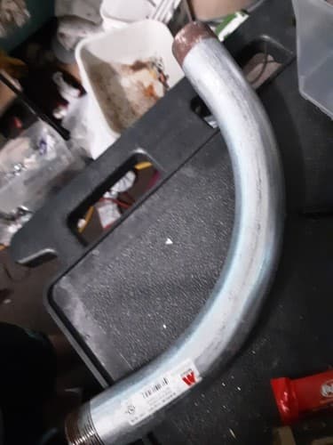 Galvanized Rigid Conduit Elbow Bend 90 Degree 1-1/2" IMC Sweep - Image 1
