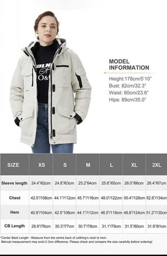 Orolay Women's Warm Parka Jacket Anorak Winter Coat with Multiple Pockets Size M - Thumbnail 3