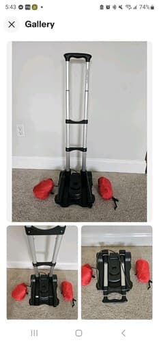 Airport Car Seat Stroller Travel Cart and Transporter and Cover bag - Image 1